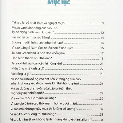 Hỏi Đáp Khoa Học - Đọc Ít Nhất - Hiểu Nhiều Nhất - 10 Vạn Câu Hỏi Vì Sao? Thiên Nhiên Và Các Hiện Tượng Huyền Bí (Tái Bản)