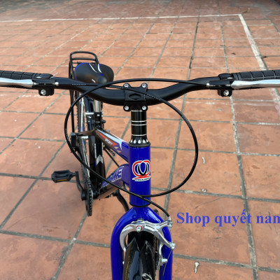 Xe đạp thể thao Vinabike cỡ 24, 26in 3 màu xanh/đỏ/đen, Phù hợp với người cao 1m35 trở lên