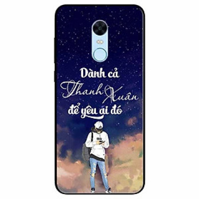 Ốp lưng in cho Redmi 5 Mẫu Dành Cả Thanh Xuân Boy