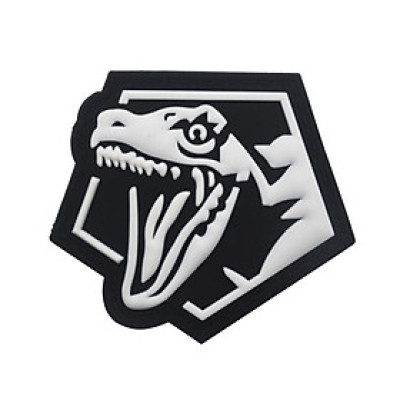 Patch_miếng dán PVC velcro dạ quang khủng long