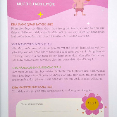 Phát Triển IQ Rèn Luyện Tư Duy Não Bộ 2- 4 Tuổi: Khả Năng Quan Sát Và Ghi Nhớ