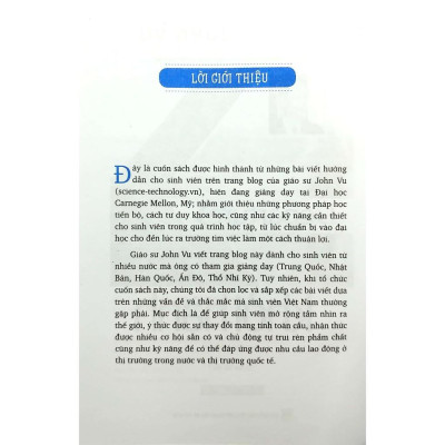 Sách Khởi Hành (Lời Khuyên Sinh Viên Việt Nam) FirstNews