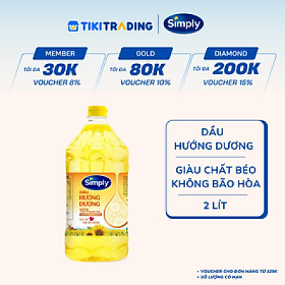 Dầu hướng dương Simply (2L)