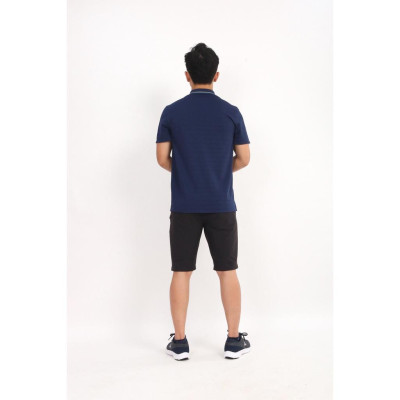 Áo Polo Nam ngắn tay AM PLM214 có cổ bo dệt phối kẻ màu tương phản, thoáng mát, co giãn tốt, không bai xù Sport1