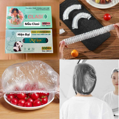 Hộp 100 màng bọc thực phẩm MyLan 38cm Co Dãn Tốt Dùng Được Cho Lò Vi Sóng