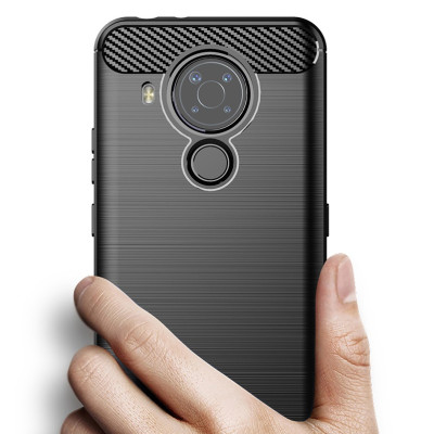 Ốp lưng chống sốc dành cho Nokia 5.4 Silicon hàng chính hãng Rugged Shield cao cấp - Hàng Nhập Khẩu