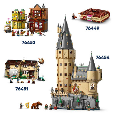 LEGO HARRY POTTER 76450 Đồ Chơi Lắp Ráp Trang Trí Kệ Sách: Tàu Tốc Hành Hogwarts (832 chi tiết)
