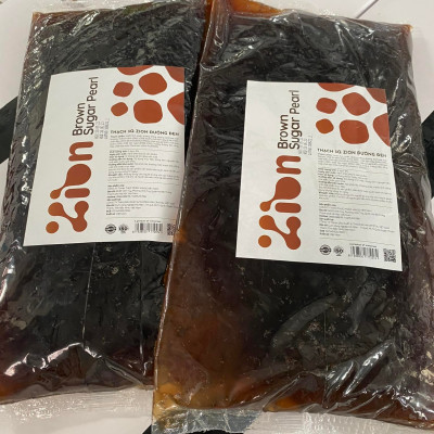 Trân Trâu Đường Đen Wings Pearls/ Thạch Đường Đen Wings Pearls/Zion Pearl - Đài Loan (Ngon, Dai Giòn Sần Sật)