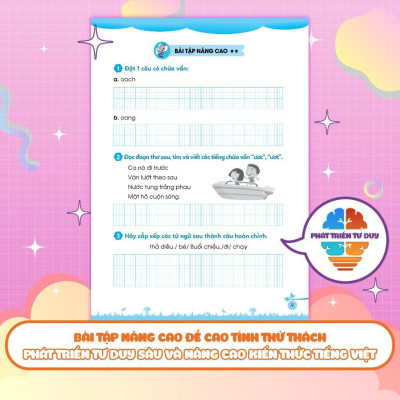 Sách - Bài Tập Bổ Trợ Tiếng Việt Cơ Bản Và Nâng Cao Lớp 1 - Tập 2 - Megabook