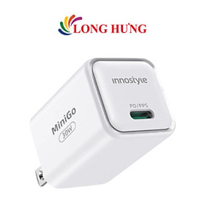 Cốc sạc Innostyle MiniGo 30W GaN PD Charger IC30GWHT - Hàng chính hãng