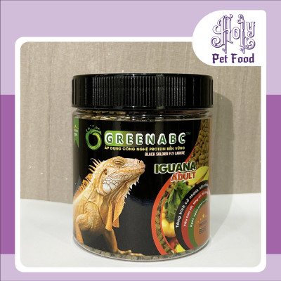 Thức ăn Iguana Trưởng Thành dạng VIÊN, Rồng Nam Mỹ Trưởng Thành VIÊN - Cơ thể săn chắc, Tiêu hóa tốt - hộp 360g