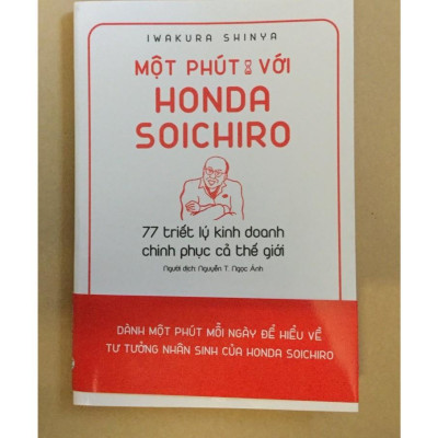 Sách - Một Phút Với Honda Soichiro - Tân Việt Books