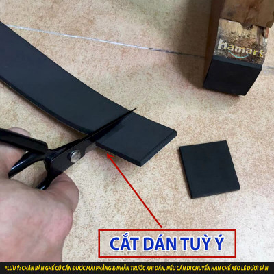 Cuộn Xốp Dán Chân Bàn Ghế Chống Ồn Keo Tự Dính Viền Nội Thất Bịt Khe Cửa Sổ Góc Bàn Chống Va Đập