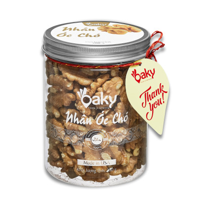 Quà Tặng Oaky - Combo Hạt Dinh Dưỡng Cao Cấp Hạnh Nhân, Nhân Óc Chó Vàng, Nho Khô - Tặng Túi Giấy Sang Trọng