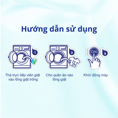 Combo 3 Túi Viên Giặt Xả Đa Năng 4 Trong 1 KA Universal (40 Viên/ Túi)