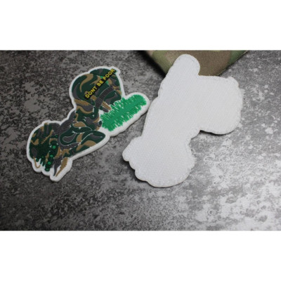 Patch_velcro nữ chiến binh PVC dán quần áo_ba lô_túi xách