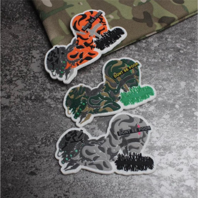 Patch_velcro nữ chiến binh PVC dán quần áo_ba lô_túi xách