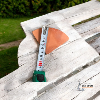 Bộ 3 Viên Kê Chậu Pot Feet Gốm Đất Nung Hình Tam Giác