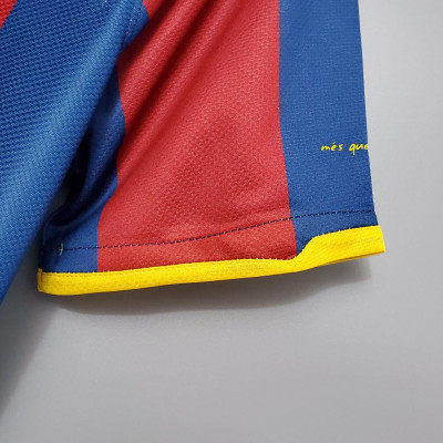 Áo Bóng Đá Retro Barcelona 2010 - Sân Nhà bản cao cấp vải Cotton Polyester