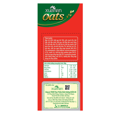 Combo 3 túi: Ngũ Cốc Óc Chó Mè Đen+Gạo Lức No Sugar+Yến Mạch Hạnh Nhân[ít đường 400gr](Tặng Kèm 2 Túi Yến Mạch 150G)