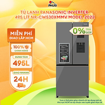 Tủ lạnh Panasonic Inverter 495 lít NR-CW530XMMV 2022 - Hàng chính hãng( Chỉ giao HCM)