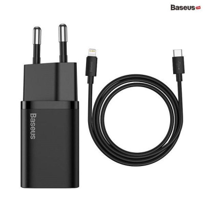 Bộ sạc nhanh nhỏ gọn 20W Baseus Super Si Quick Charger LV903- Hàng chính hãng.