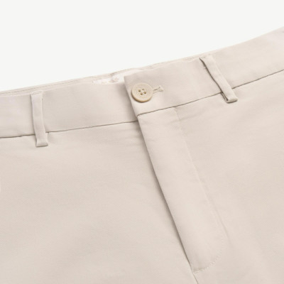 Quần Short Kaki ROUTINE Premium Ống Đứng Trơn Form Straight - 10S25PSH001 | ROUTINE CÀ MAU