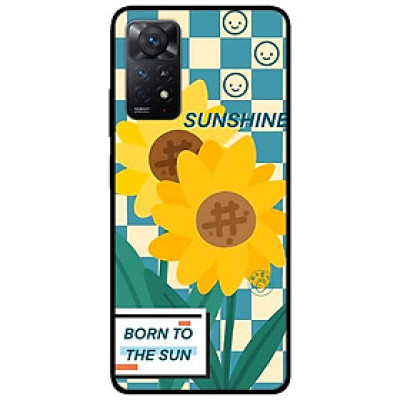 Ốp lưng dành cho Xiaomi Redmi Note 11 Pro mẫu Hướng Dương Nền Sọc