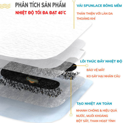 Hộp 5 Mặt Nạ Mắt Nóng Xông Hơi Nước Ngải Cứu Spa Chườm Ấm Mắt Ngủ Ngon Giảm Khô Nhức Mỏi Quầng Thâm 