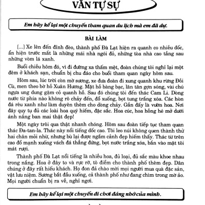 207 Đề Và Bài Văn Hay 6 (Theo Chương Trình Giáo Dục Phổ Thông Mới)