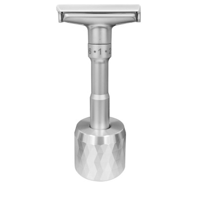 Dao cạo râu truyền thống có hộp kèm lưỡi lam 2000SA - Dao cạo không gỉ 6 cấp chỉnh độ bén