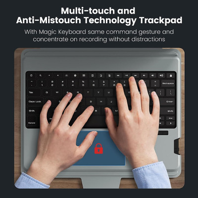 Bao Da Kèm Bàn Phím cho iPad Air 6 11 inch / iPad Air 6 13 inch 2024 M2 Nillkin Bumper Combo Case Keyboard- Hàng Chính Hãng