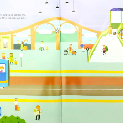 First Sticker Book - Sách Dán Hình Đầu Đời Cho Bé - Tàu Hỏa