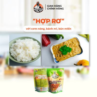 Cà Ri 3 Phút Nấm Chay Ông Chà Và 220g Sản Phẩm Có Nấm Thật