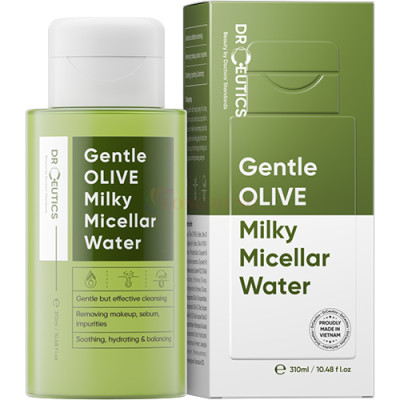 Nước tẩy trang DrCeutics Gentle Olive Milky Micellar Water (310ml) - Hàng chính hãng