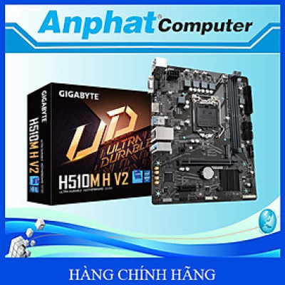 Bo Mạch Chủ Main Gigabyte H510M H V2 (BULK) Socket LGA1200 - Hàng Chính Hãng