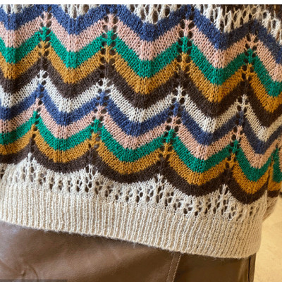 Áo len nữ , áo len form rộng hoạ tiết xinh xắn mẫu mới thu đông Al09