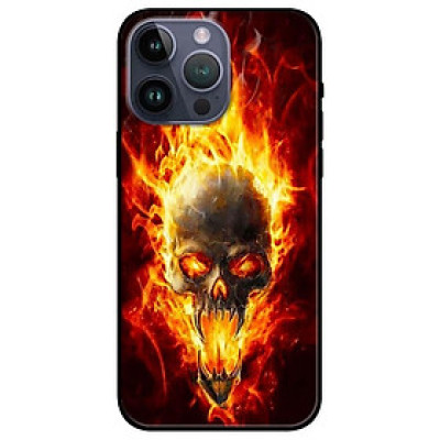 Ốp lưng dành cho Iphone 14 - Iphone 14 Plus - Iphone 14 Pro - Iphone 14 Pro Max - Quỷ Lửa Đen