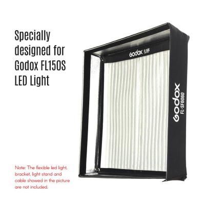 Bộ Softbox Godox FL-SF6060 với Túi  bằng vải mềm dạng lưới tổ ong sử dụng trong chụp ảnh