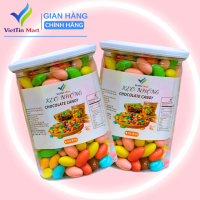 Kẹo Nhộng Socola Sắc Màu VIETTIN MART 500g