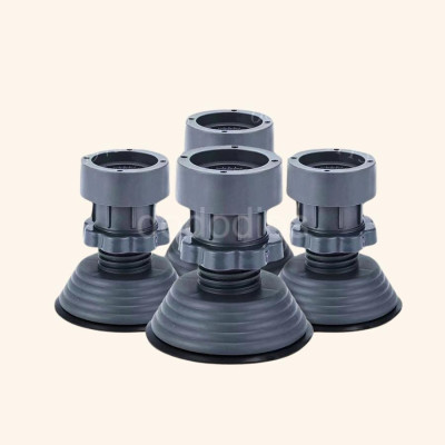 Chân Đế Máy Giặt Bộ 4 Chân Chống Rung Chống Trơn Trượt Có Thể Điều Chỉnh Tăng Giảm Đa Năng - Hàng chính hãng dododios