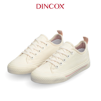 Giày Sneaker Vải Nữ DINCOX C20 Nữ Tính Sang Trọng Off/White