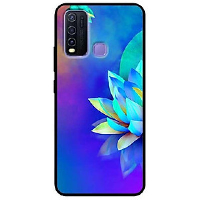 Ốp lưng dành cho Vivo Y30 - Y30i - Y50 mẫu Sen Xanh Tím