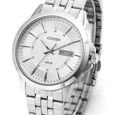 Đồng Hồ Nam Citizen Dây Thép Không Gỉ BF2011-51A - Mặt Trắng