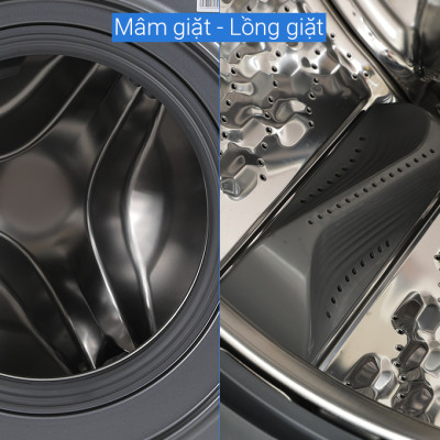 Máy giặt Toshiba Inverter 10.5 kg TW-T25BZU115MWV(MG) - HÀNG CHÍNH HÃNG CHỈ GIAO HCM