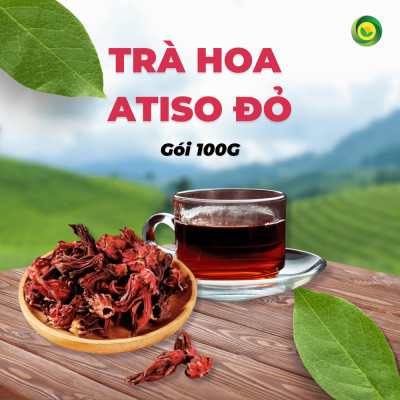 Trà Atiso Đỏ Sunbeleaf - Trà Hibicus Sunbeleaf - Túi Zip 100g