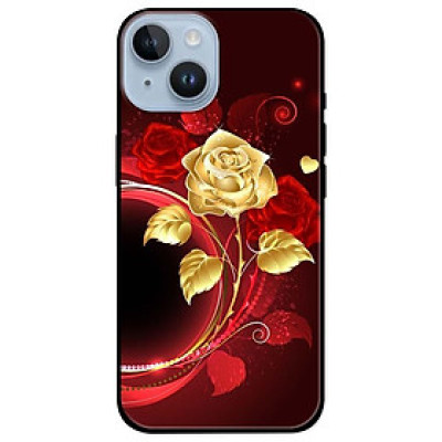 Ốp lưng dành cho Iphone 14 - Iphone 14 Plus - Iphone 14 Pro - Iphone 14 Pro Max - Nhánh Hồng Vàng