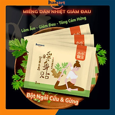 Miếng Dán Nhiệt Giữ Ấm Cơ Thể Chườm Nóng Giảm Đau Bụng Kinh Hamart Toả Nhiệt Kéo Dài Hiệu Quả