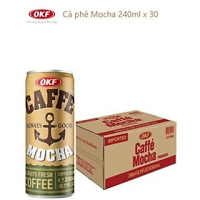 Cà phê Mocha OKF Hàn Quốc 240ML x 30lon