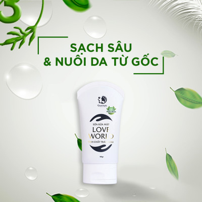 Sữa rửa mặt cho da dầu cho da khô cho da mụn sữa rửa mặt cho da nhạy cảm cho nam sữa rửa mặt cho da hôn hợp tinh trái nhàu thiên nhiên dành cho da đầu mụn nhạy cảm sữa rửa mặt dành cho bà bầu sữa rửa mặt love world